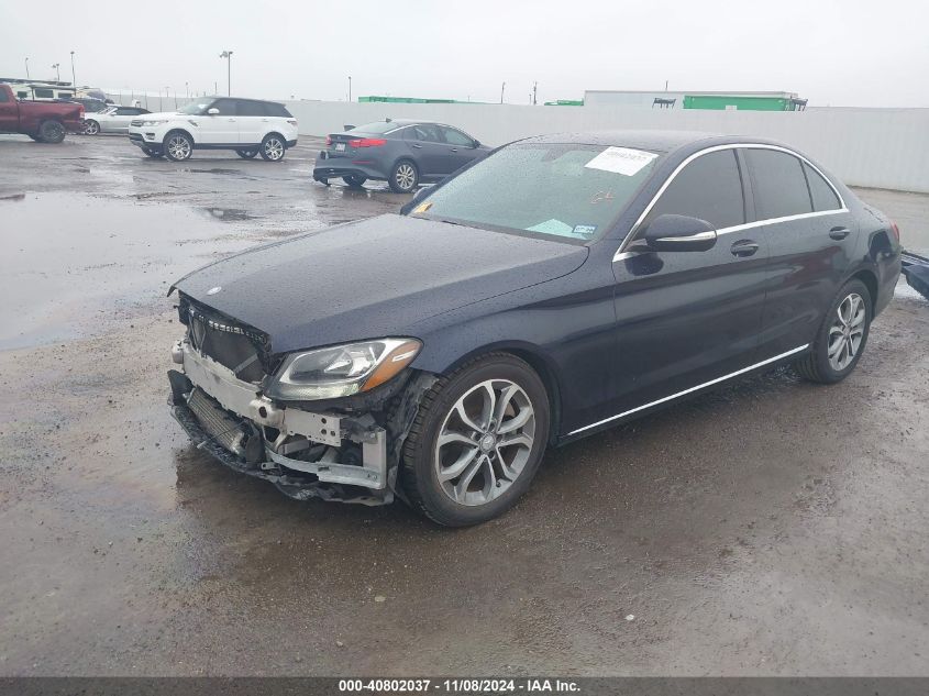 VIN 55SWF4JB9FU084778 2015 MERCEDES-BENZ C 300 no.2