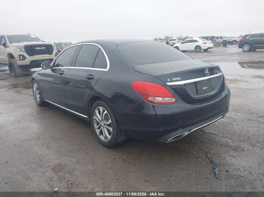 VIN 55SWF4JB9FU084778 2015 MERCEDES-BENZ C 300 no.3