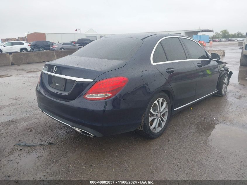 VIN 55SWF4JB9FU084778 2015 MERCEDES-BENZ C 300 no.4