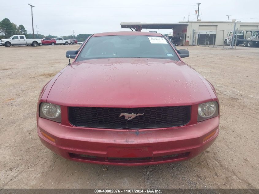 2007 Ford Mustang V6 Deluxe/V6 Premium VIN: 1ZVFT80N475364489 Lot: 40802076