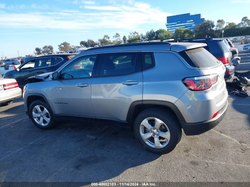 2017 Jeep New Compass Latitude Fwd VIN: 3C4NJCBB6HT672503 Lot: 40802103