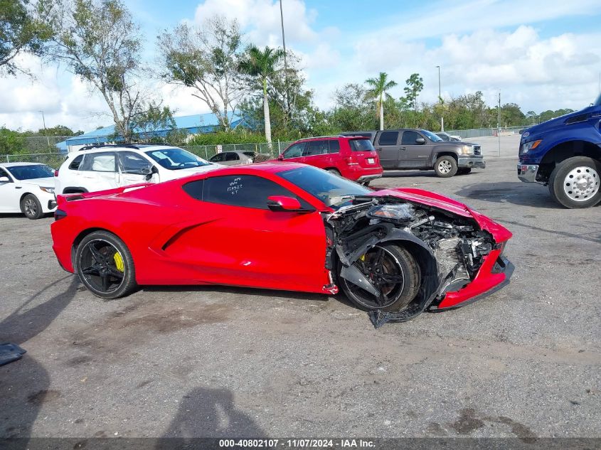 2021 Chevrolet Corvette Stingray Rwd 3Lt VIN: 1G1YC2D49M5124322 Lot: 40802107