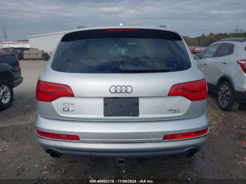 2015 Audi Q7 3.0T Premium VIN: WA1LGAFE1FD031237 Lot: 40802115