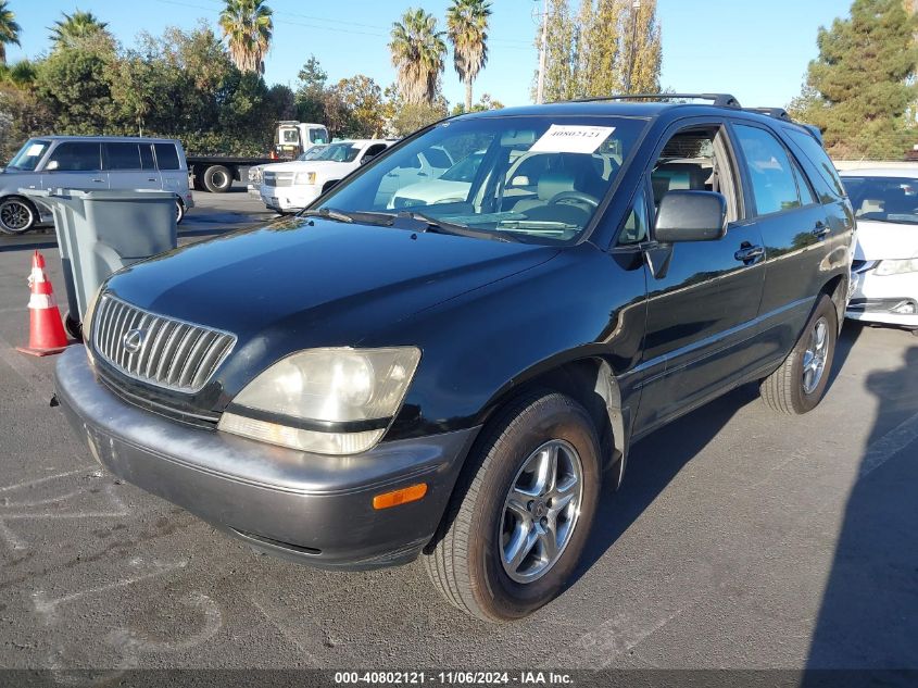 2000 Lexus Rx 300 VIN: JT6GF10UXY0058139 Lot: 40802121