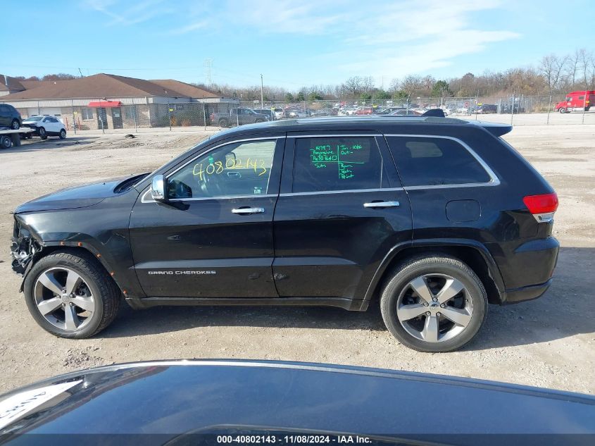 2014 Jeep Grand Cherokee Overland VIN: 1C4RJECG4EC523747 Lot: 40802143