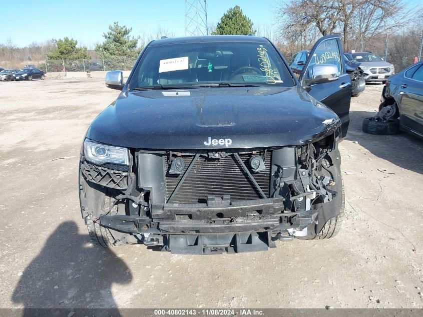 2014 Jeep Grand Cherokee Overland VIN: 1C4RJECG4EC523747 Lot: 40802143