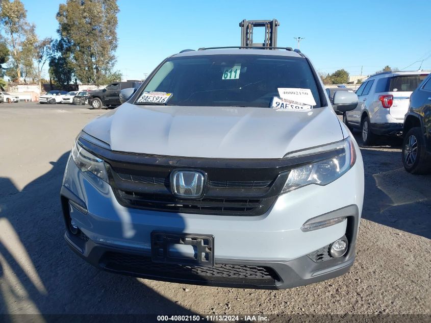 2022 Honda Pilot 2Wd Special Edition VIN: 5FNYF5H28NB018078 Lot: 40802150