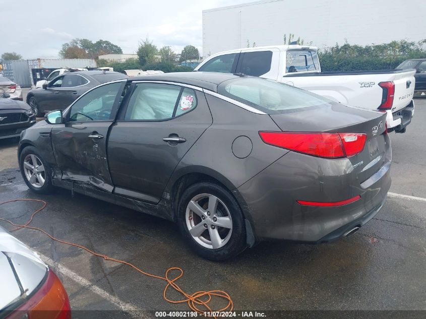 2015 Kia Optima Lx VIN: 5XXGM4A72FG400848 Lot: 40802198