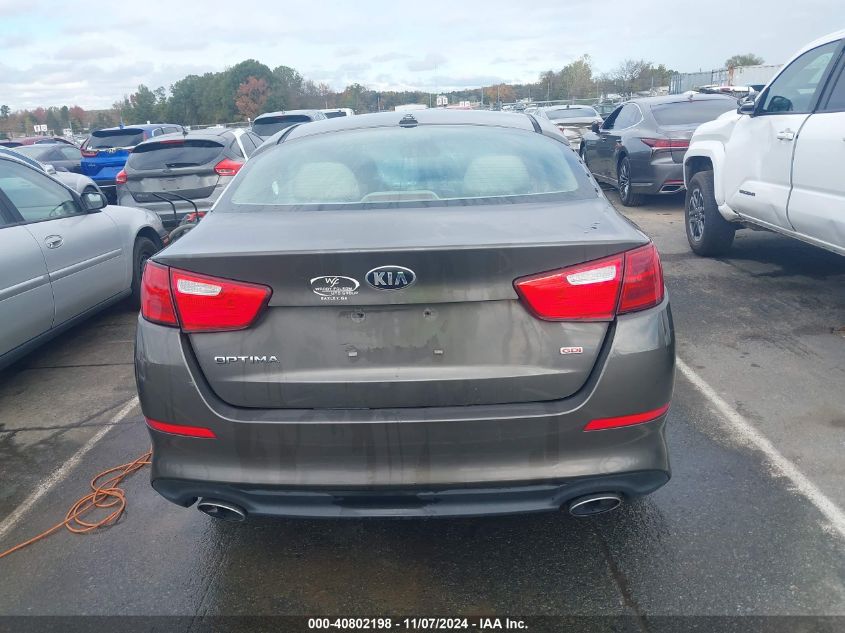 2015 KIA OPTIMA LX - 5XXGM4A72FG400848