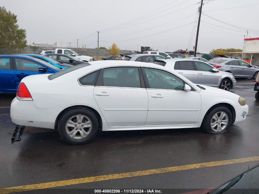 2013 Chevrolet Impala Ls VIN: 2G1WF5E39D1235749 Lot: 40802206