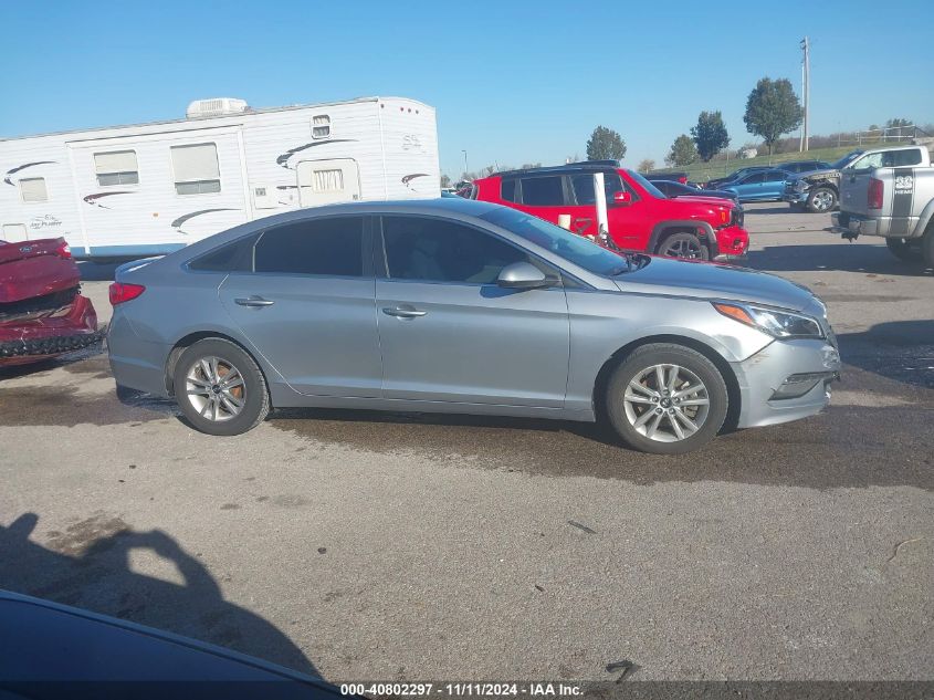 2015 Hyundai Sonata Se VIN: 5NPE24AF7FH072836 Lot: 40802297