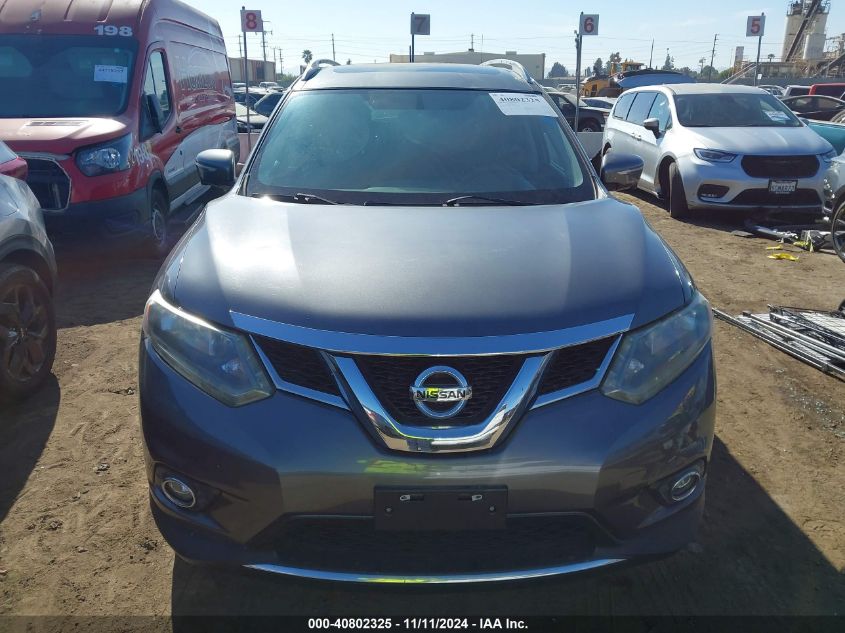 2015 Nissan Rogue Sv VIN: 5N1AT2MT4FC766764 Lot: 40802325