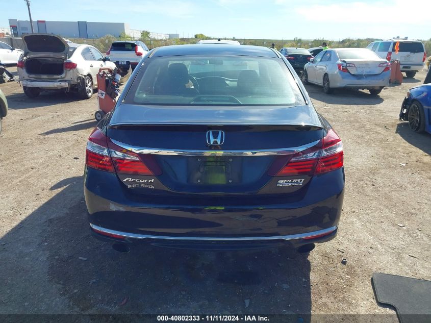 2017 Honda Accord Sport Se VIN: 1HGCR2F14HA021651 Lot: 40802333