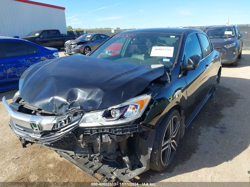 2017 Honda Accord Sport Se VIN: 1HGCR2F14HA021651 Lot: 40802333