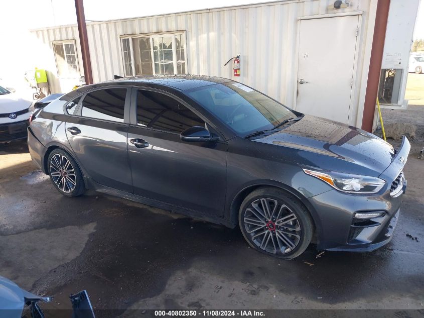 2021 Kia Forte Gt VIN: 3KPF44AC7ME411617 Lot: 40802350