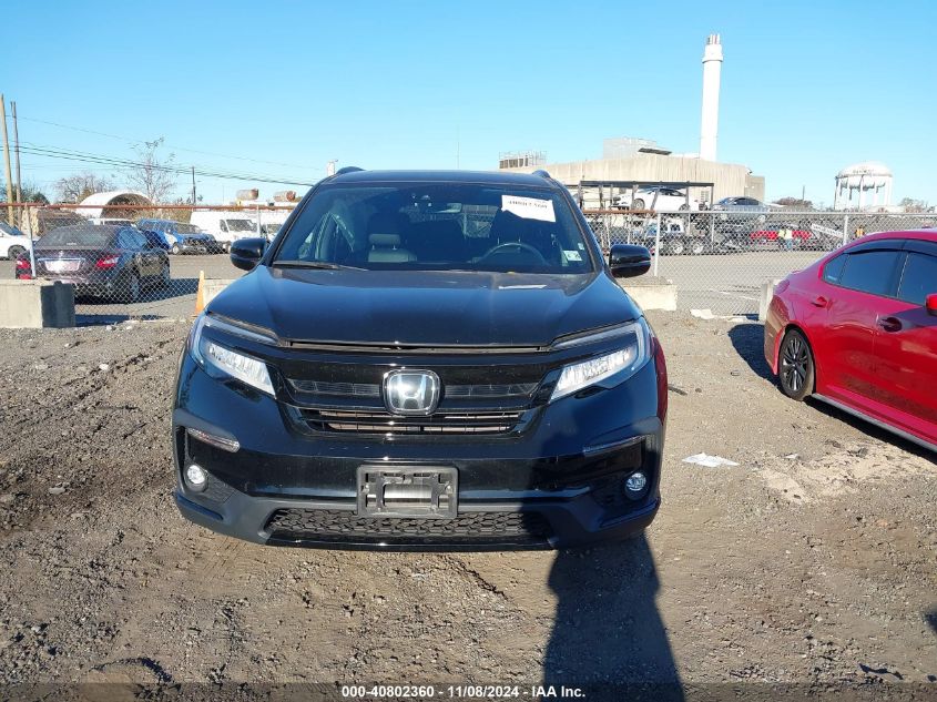 2021 Honda Pilot Awd Black Edition VIN: 5FNYF6H7XMB090321 Lot: 40802360