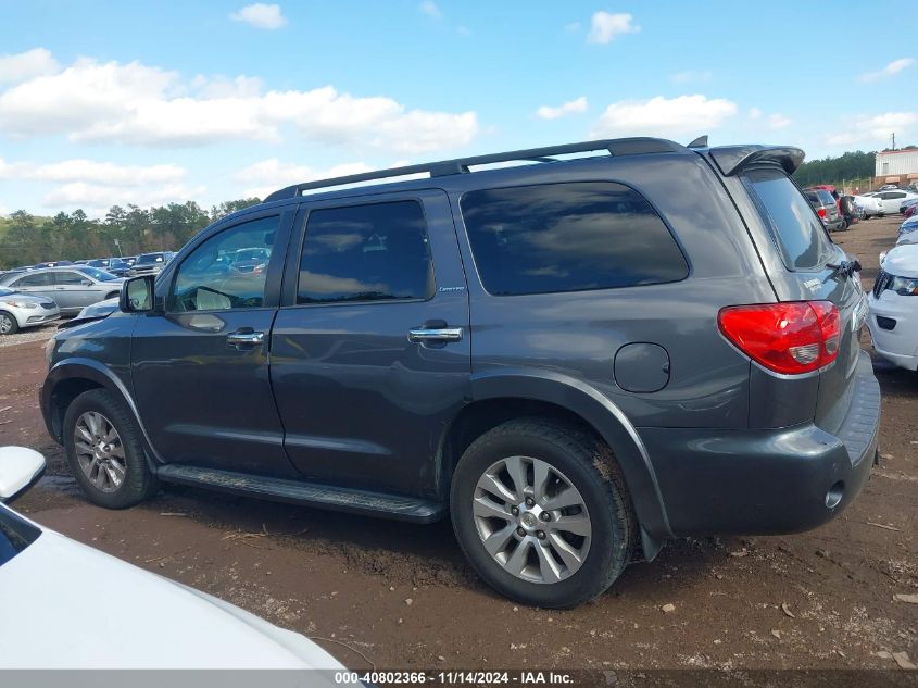 2013 Toyota Sequoia Limited 5.7L V8 VIN: 5TDKY5G19DS045230 Lot: 40802366