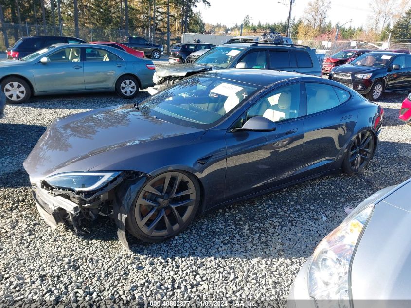 2022 Tesla Model S Dual Motor All-Wheel Drive VIN: 5YJSA1E5XNF475373 Lot: 40802377