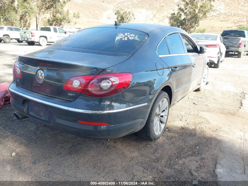 2012 Volkswagen Cc Sport VIN: WVWNP7AN8CE512388 Lot: 40802408