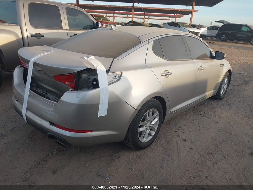 Vin: knagm4a79d5382914, lot: 41291936, kia optima lx 20134