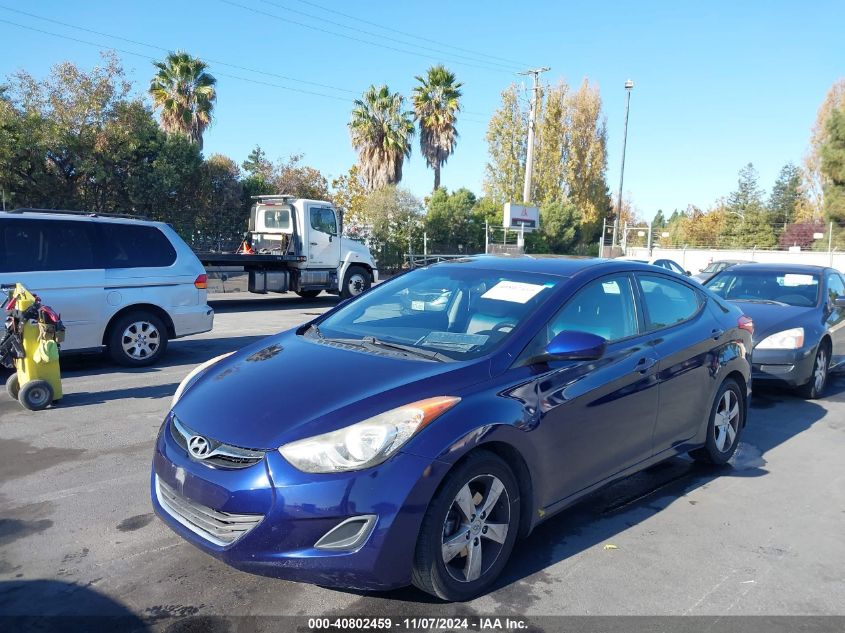 2013 Hyundai Elantra Gls VIN: 5NPDH4AE5DH244618 Lot: 40802459