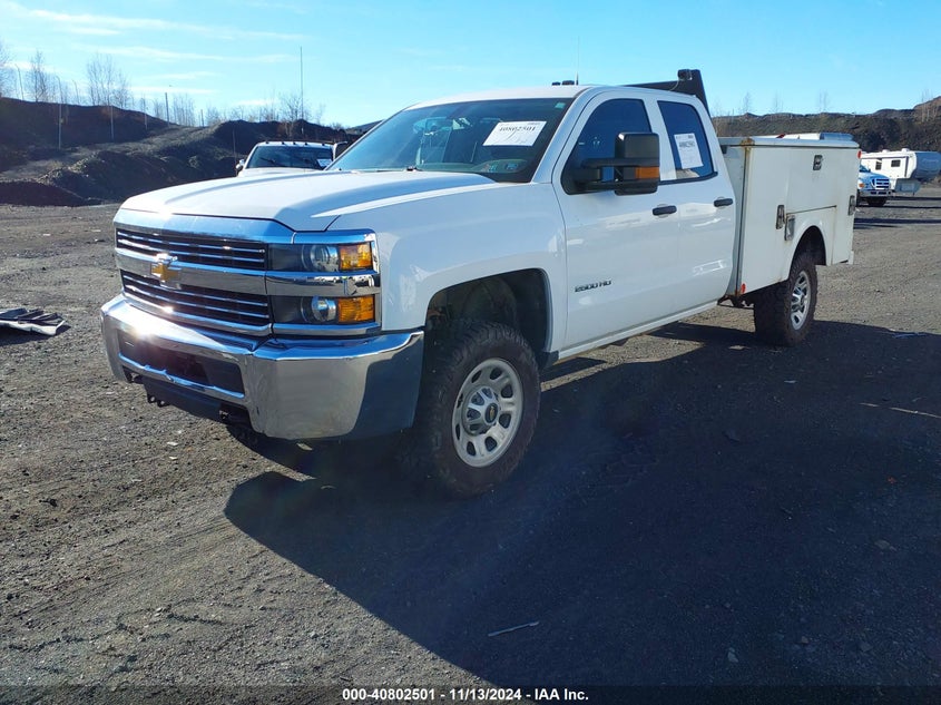 Vin: 1gc2kueg9jz278991, lot: 41292016, chevrolet silverado 2500hd wt 20182