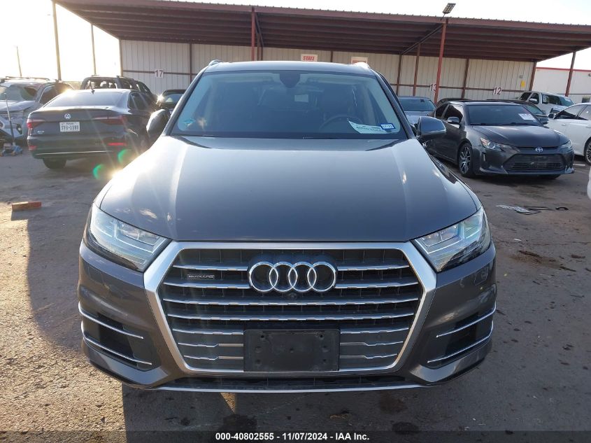 2019 Audi Q7 45 Premium VIN: WA1LHAF73KD022807 Lot: 40802555