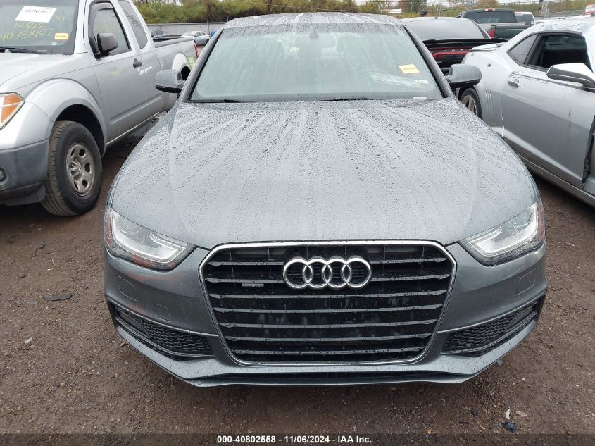 2014 Audi A4 2.0T Premium VIN: WAUFFAFLXEN042991 Lot: 40802558