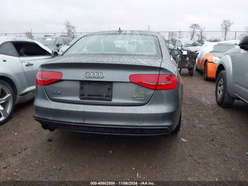 2014 Audi A4 2.0T Premium VIN: WAUFFAFLXEN042991 Lot: 40802558