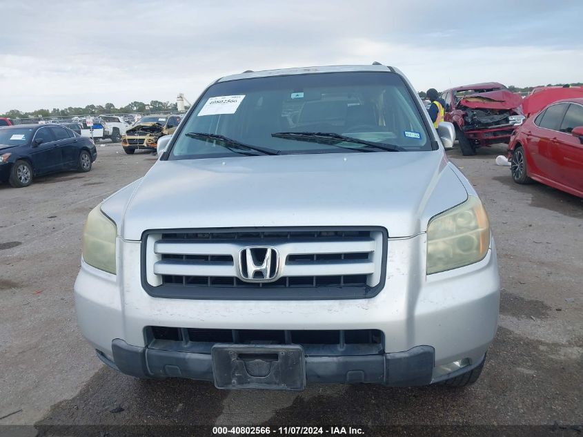 2006 Honda Pilot Ex-L VIN: 5FNYF28646B021398 Lot: 40802566