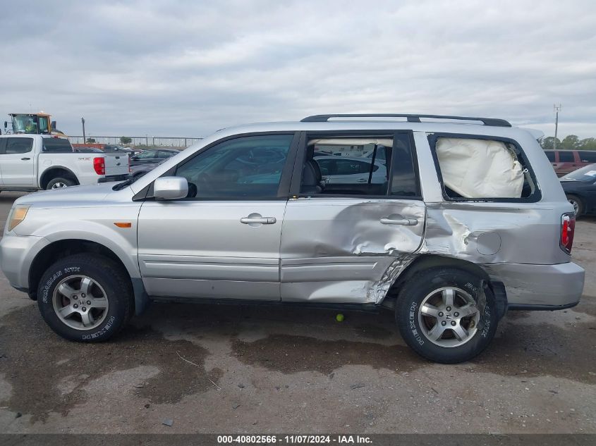 2006 Honda Pilot Ex-L VIN: 5FNYF28646B021398 Lot: 40802566