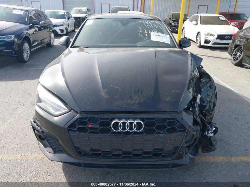 2021 Audi A5 Sportback Premium 45 Tfsi Quattro S Tronic VIN: WAUDACF5XMA009210 Lot: 40802577