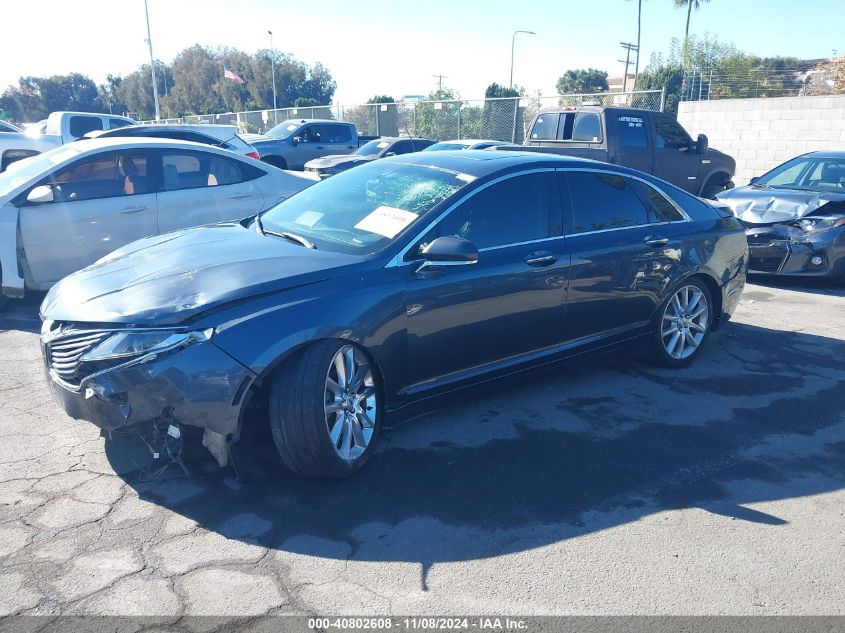 VIN 3LN6L2J94ER834656 2014 Lincoln MKZ no.2