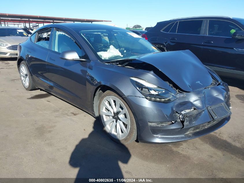 VIN 5YJ3E1EA0PF454573 2023 Tesla Model 3, Rear-Whee... no.1