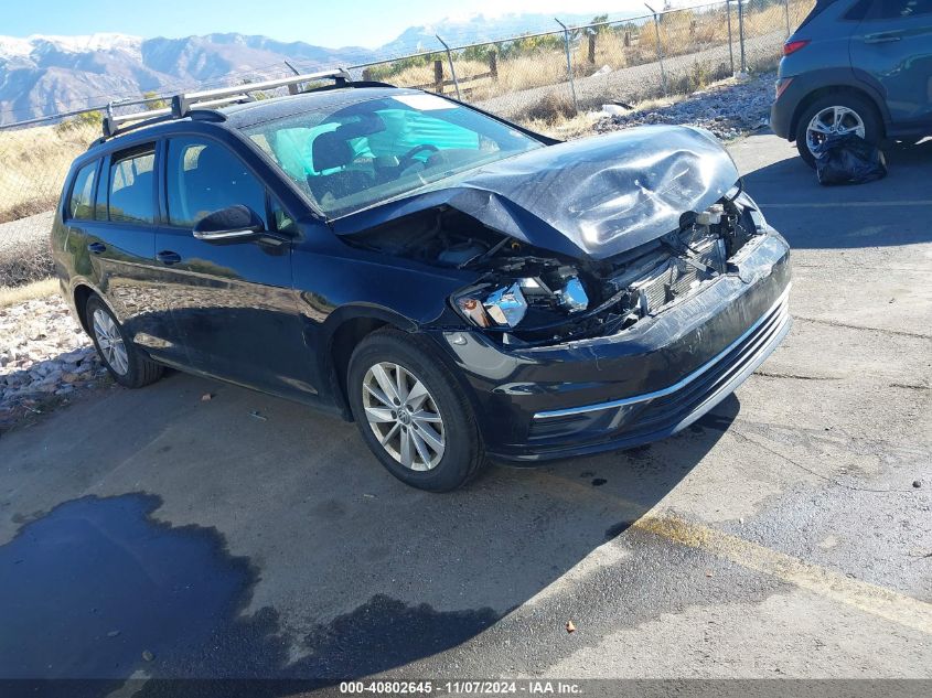 2018 Volkswagen Golf Sportwagen Tsi S VIN: 3VW717AU0JM767770 Lot: 40802645