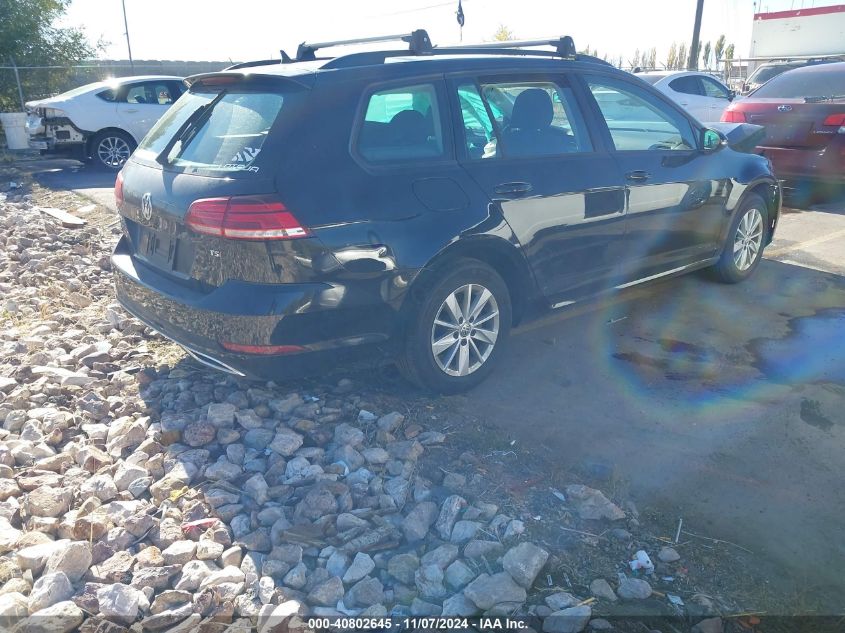 2018 Volkswagen Golf Sportwagen Tsi S VIN: 3VW717AU0JM767770 Lot: 40802645