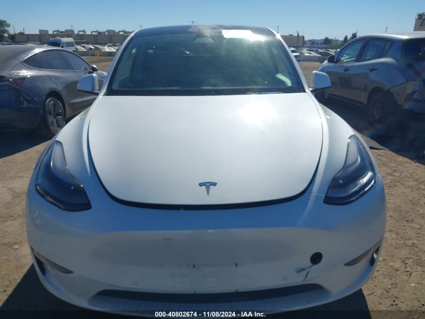 2022 Tesla Model Y Performance Dual Motor All-Wheel Drive VIN: 7SAYGDEF6NF495321 Lot: 40802674