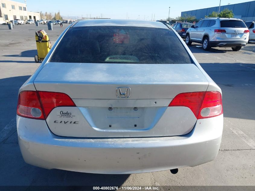 2006 Honda Civic Lx VIN: 2HGFA16516H518852 Lot: 40802676