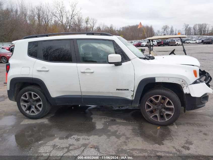 2017 Jeep Renegade Latitude 4X4 VIN: ZACCJBBB5HPF58758 Lot: 40802688