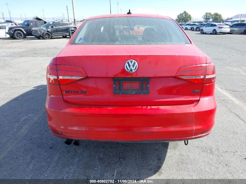 2015 Volkswagen Jetta 1.8T Se VIN: 3VWD17AJ6FM254829 Lot: 40802702