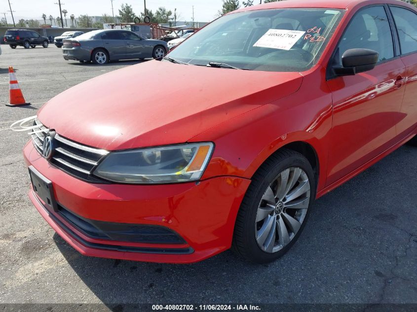 2015 Volkswagen Jetta 1.8T Se VIN: 3VWD17AJ6FM254829 Lot: 40802702