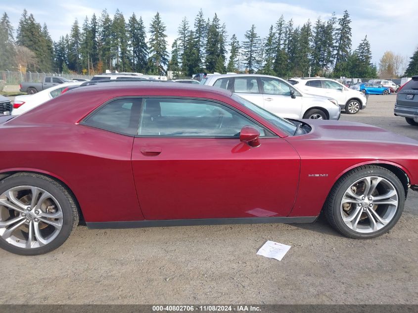 2021 Dodge Challenger R/T VIN: 2C3CDZBT6MH571141 Lot: 40802706