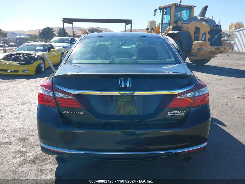 2017 Honda Accord Sport Se VIN: 1HGCR2F15HA007208 Lot: 40802723