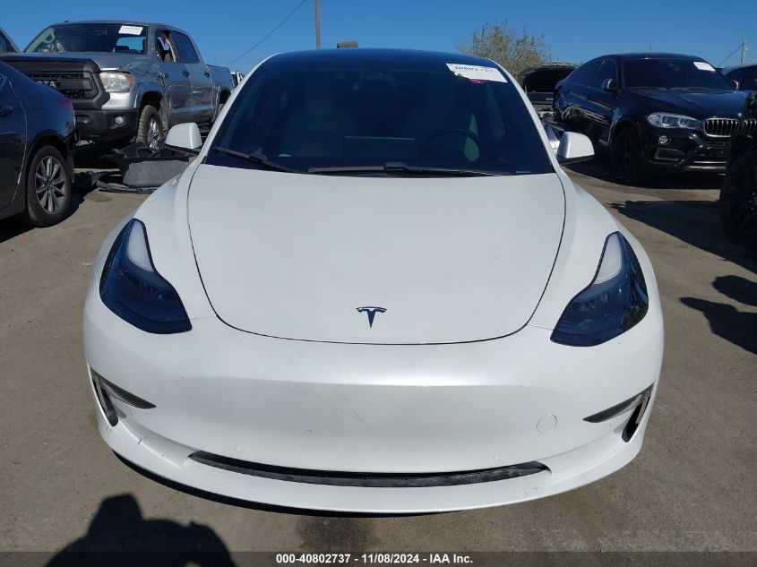 2021 Tesla Model 3 Long Range Dual Motor All-Wheel Drive VIN: 5YJ3E1EB8MF868916 Lot: 40802737