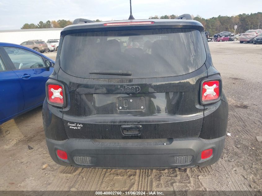 2019 Jeep Renegade Altitude Fwd VIN: ZACNJABB3KPK13123 Lot: 40802760