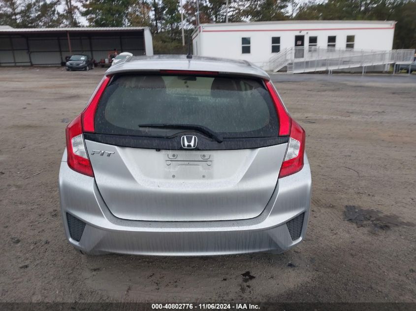 2016 Honda Fit Lx VIN: JHMGK5H56GX006374 Lot: 40802776