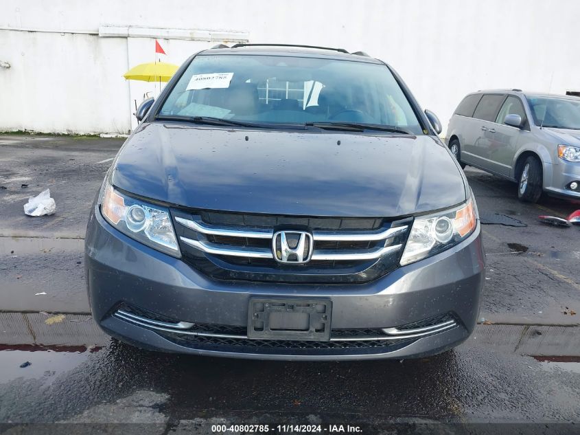 2016 Honda Odyssey Ex-L VIN: 5FNRL5H64GB166585 Lot: 40802785