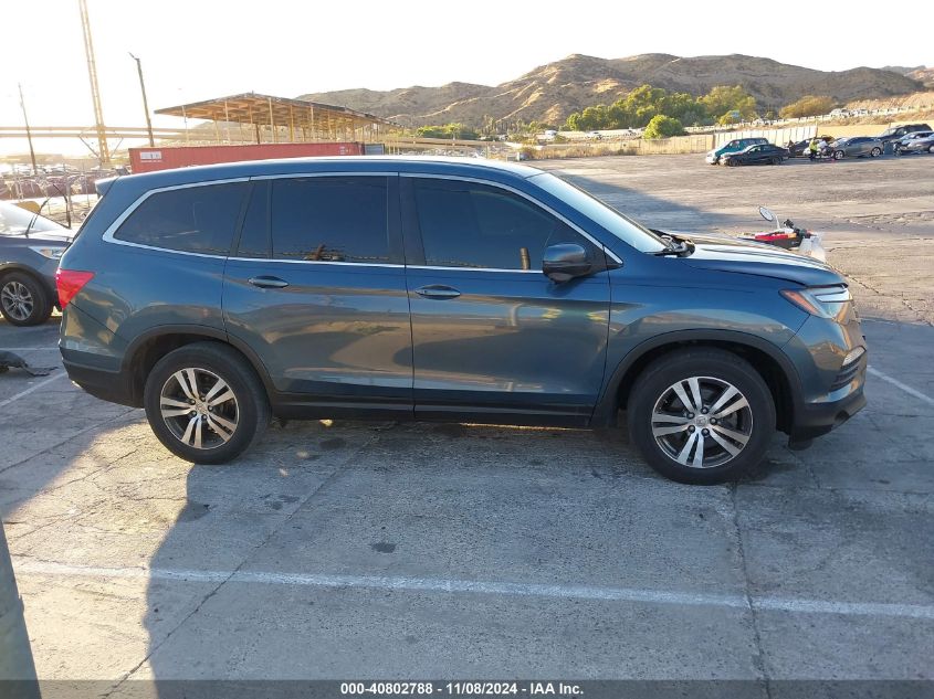 2016 Honda Pilot Ex VIN: 5FNYF5H4XGB027868 Lot: 40802788