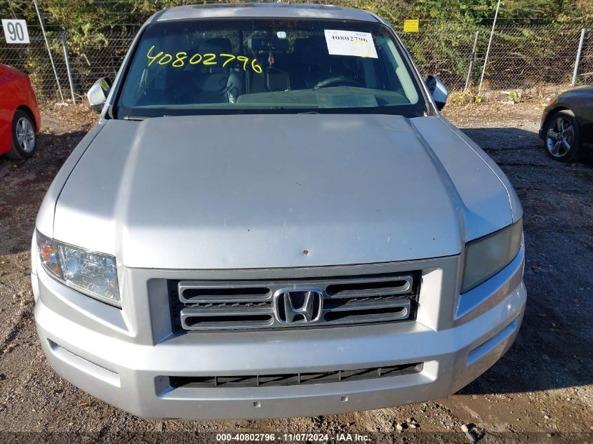 2006 Honda Ridgeline Rtl VIN: 2HJYK16526H534445 Lot: 40802796