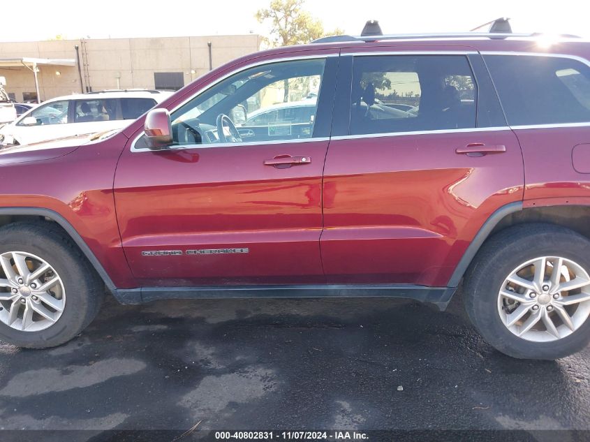 2017 Jeep Grand Cherokee Laredo 4X4 VIN: 1C4RJFAGXHC608718 Lot: 40802831